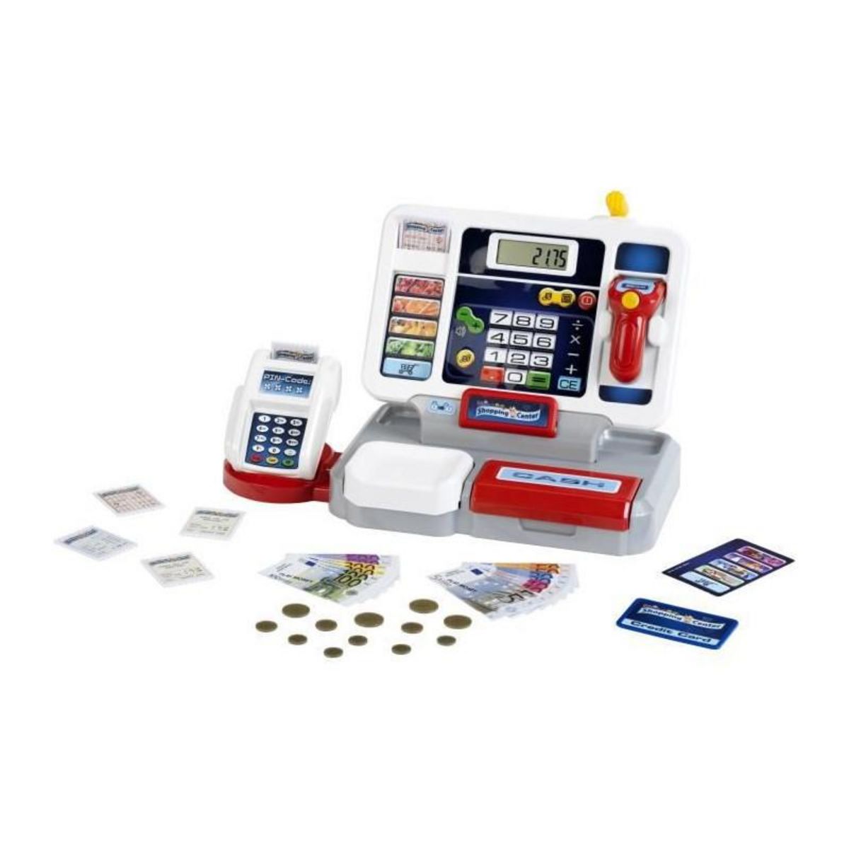 Klein Caisse enregistreuse électronique Shopping Center avec écran détachable et accessoires - KLEIN - 9389