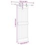 Voir la diapositive 6 : VIDAXL Porte coulissante et kit de quincaillerie 70x210 cm pin massif