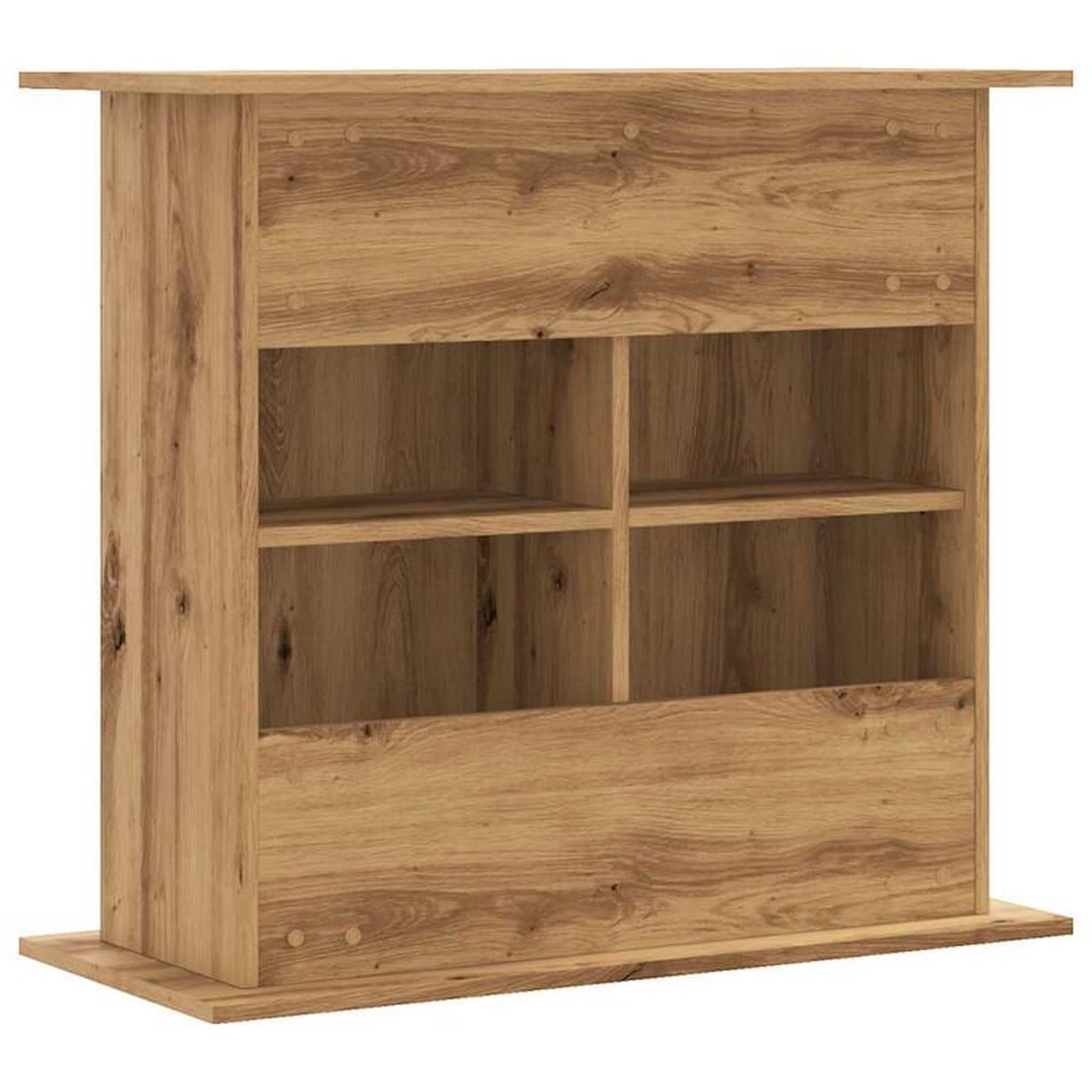 Voir la diapositive 6 : VIDAXL Support d aquarium chêne artisanal 81x36x73 cm bois ingénierie