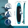 Voir la diapositive 3 : ROHE Stand Up Paddle Gonflable PACIFIC ROHE - 10'6'' (320cm) 30'' (76cm) 6'' (15cm) avec Pompe, Pagaie, Leash et Sac de transport