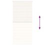 Voir la diapositive 5 : VIDAXL Store zebre beige marbre largeur du tissu 95,9 cm polyester