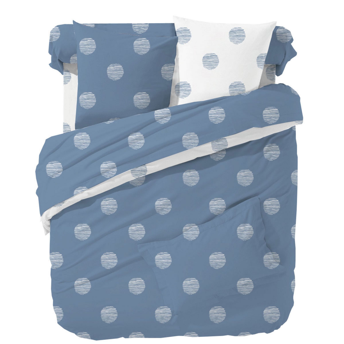 ACTUEL Drap imprimé coton SUZON POIS