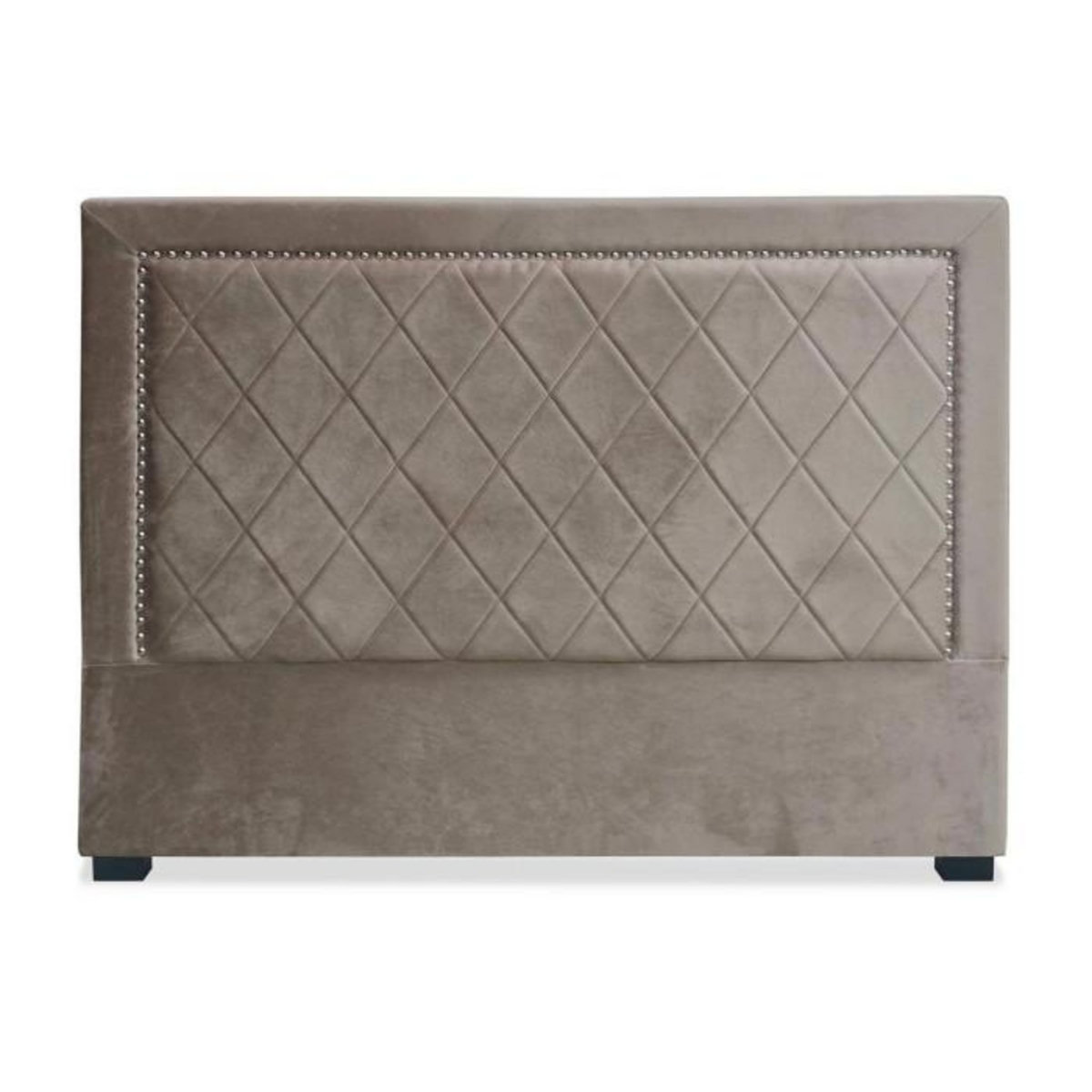 Paris Prix Tête de Lit Design en Velours  Sofia  160cm Taupe
