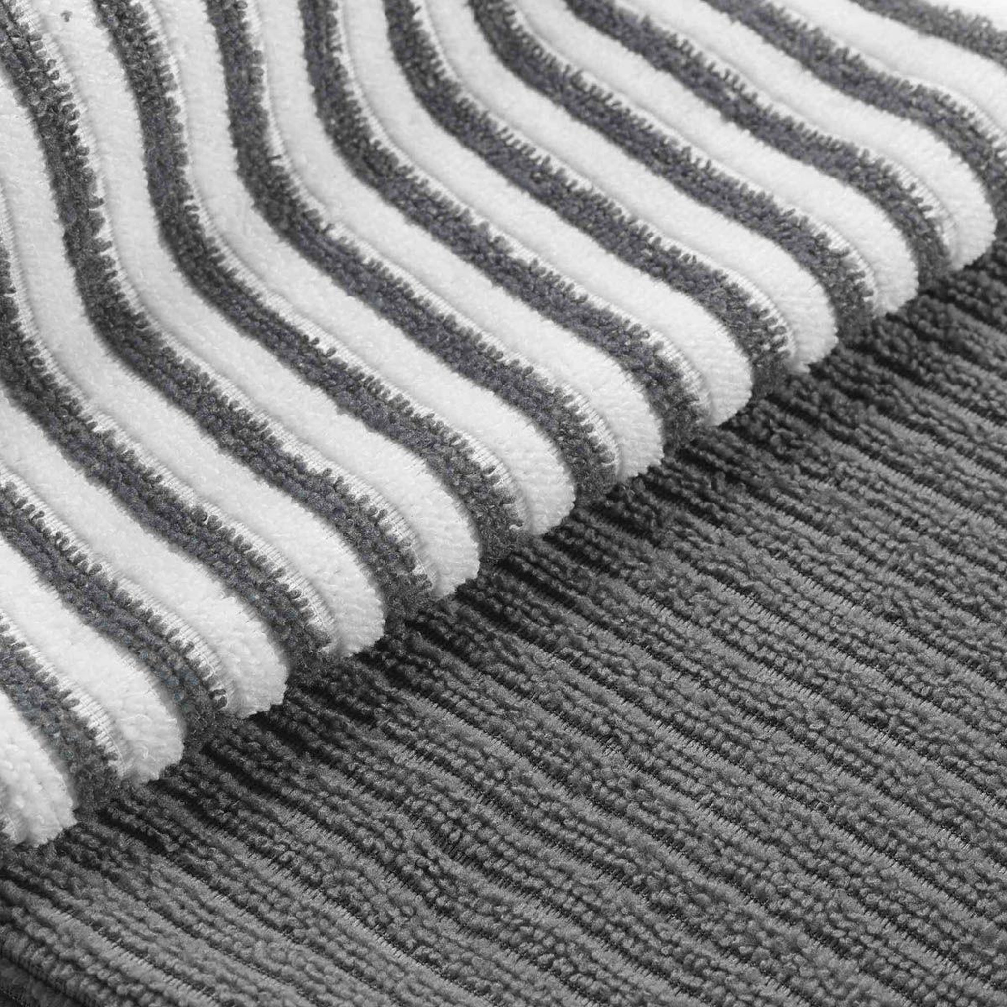 Voir la diapositive 2 : Douceur d'Intérieur Lot de 3 torchons microfibre  cuistot  40x40cm gris