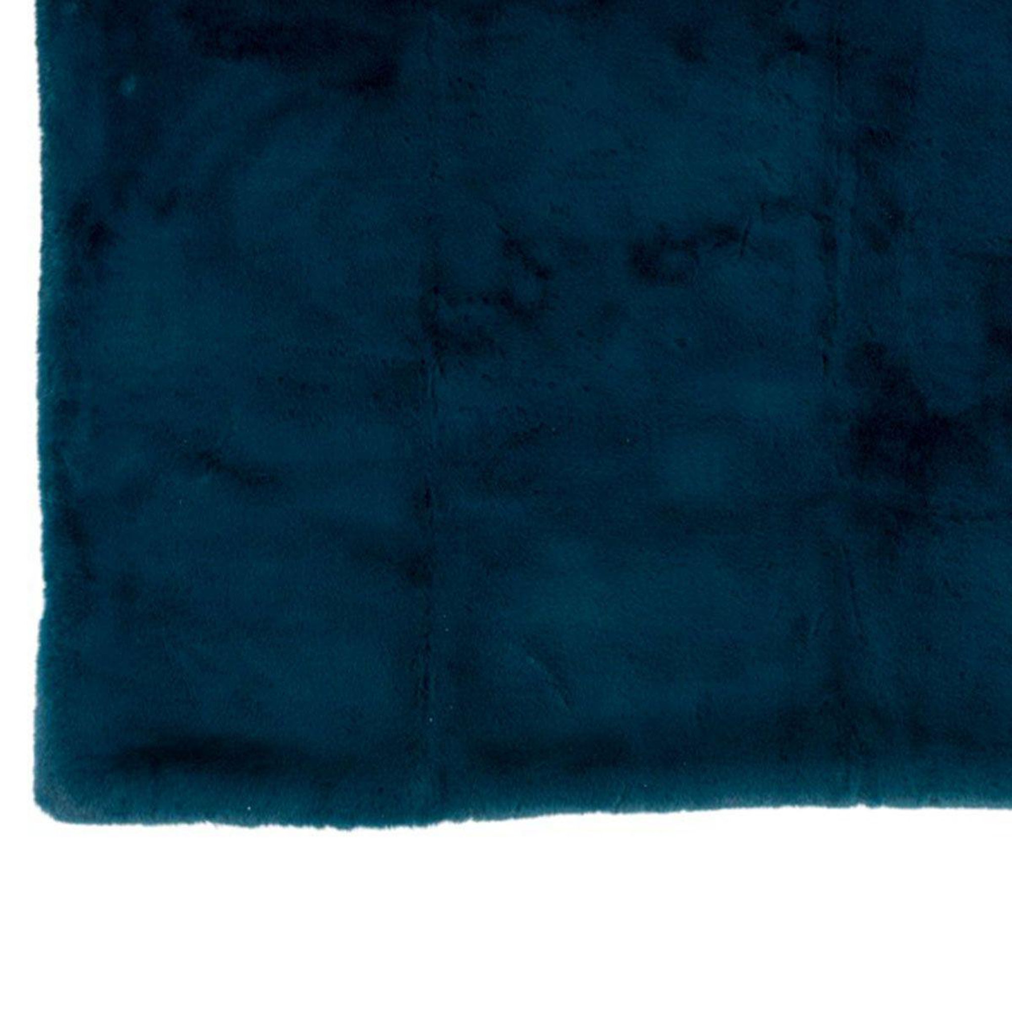 Voir la diapositive 3 : J-LINE Plaid imitation fourrure  cutie ii  130x180cm bleu