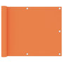 Voir la diapositive 1 : VIDAXL Ecran de balcon Orange 75x600 cm Tissu Oxford
