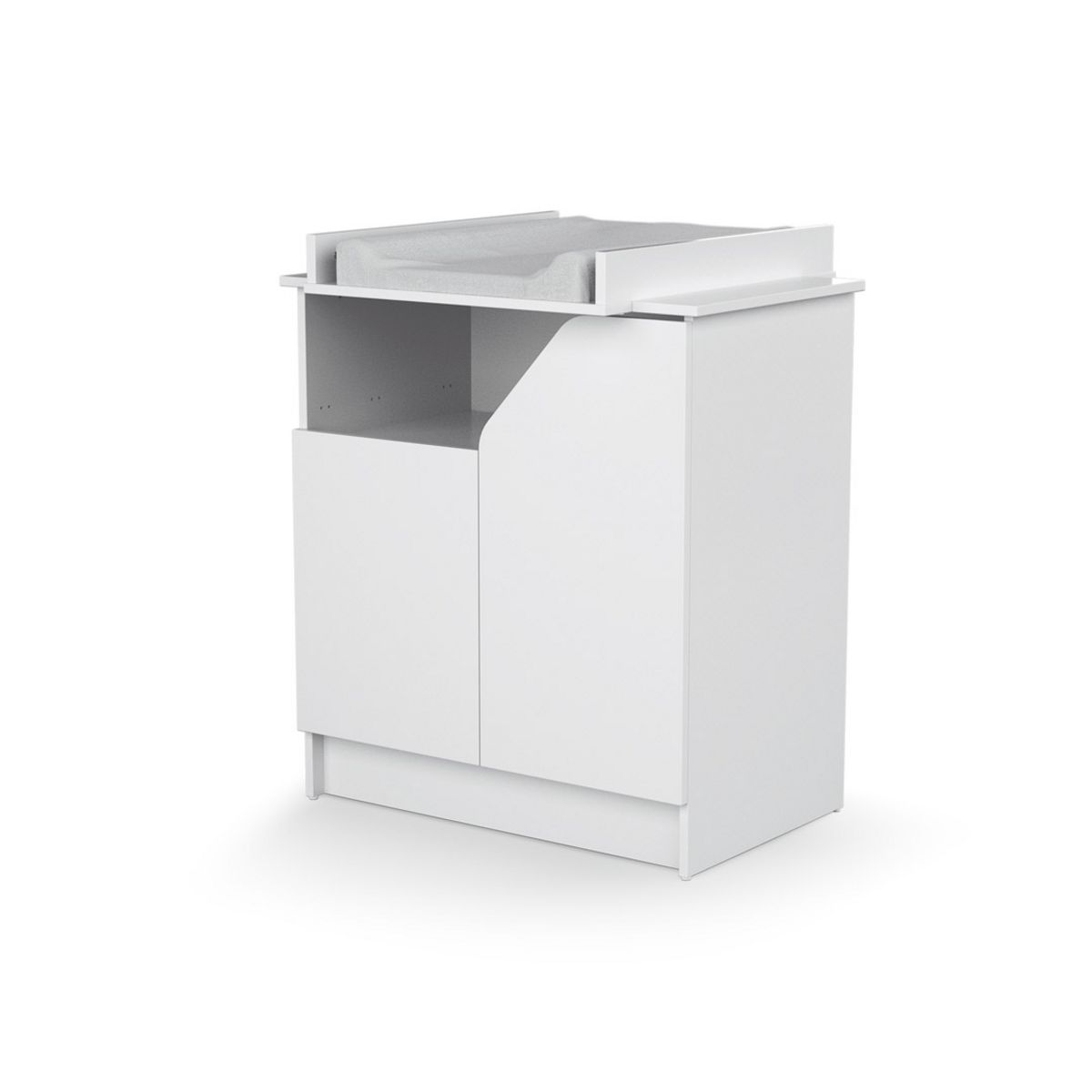 Commode à langer 2 portes CARNAVAL Blanc