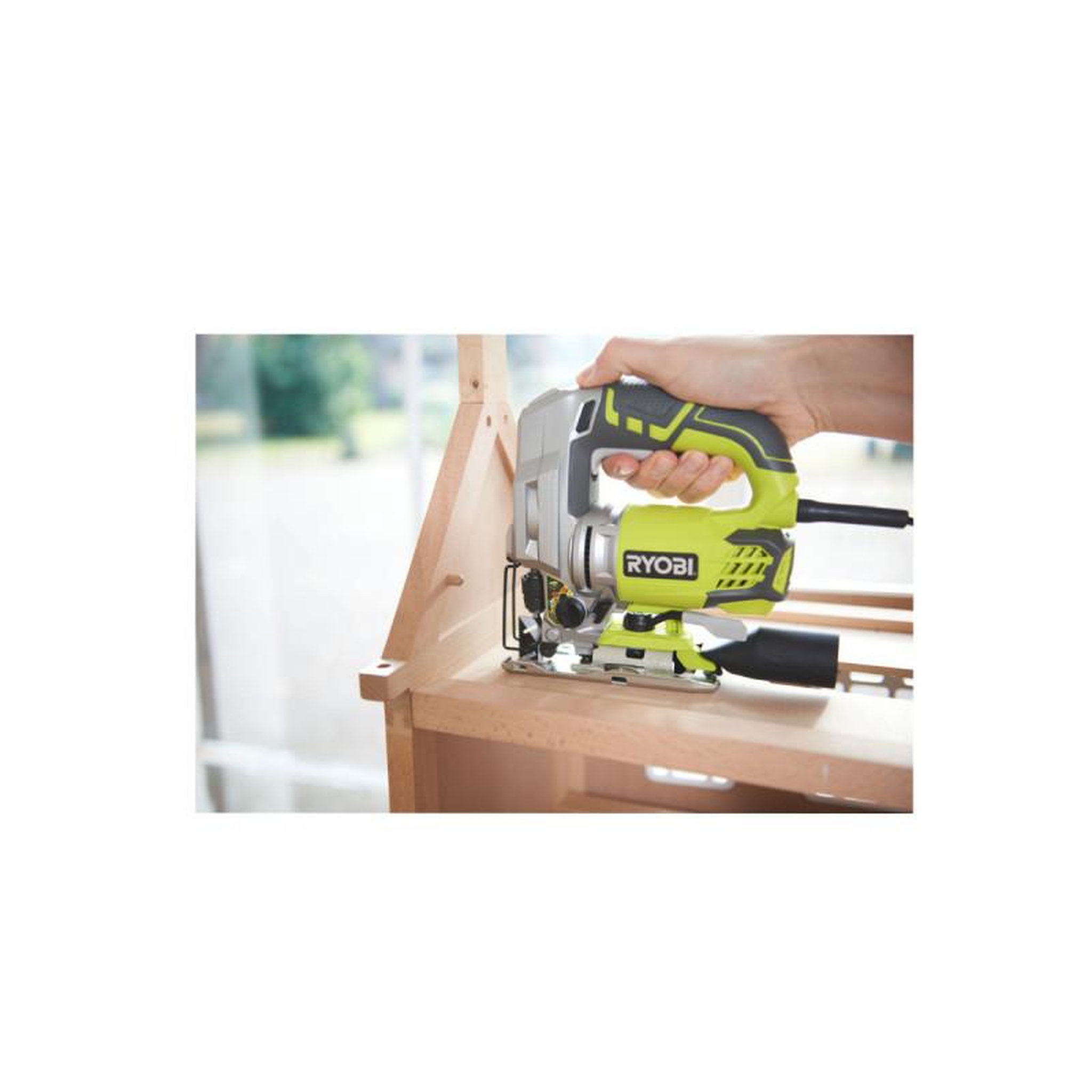 Voir la diapositive 3 : Ryobi Scie sauteuse pendulaire RYOBI - 600W - 85mm - bois - lot de 5 lames - RJS850KA5