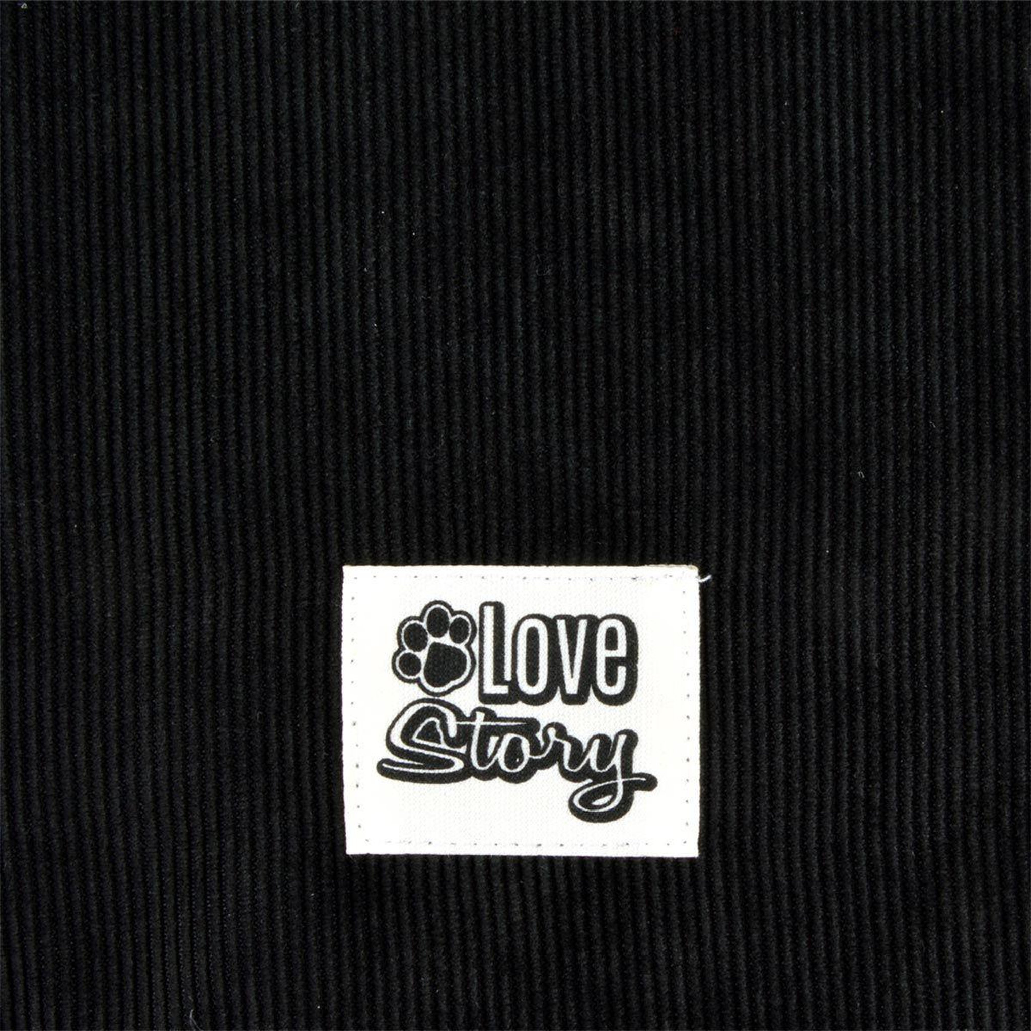 Voir la diapositive 6 : LOVE STORY Manteau pour chien  velours côtelé  35cm noir