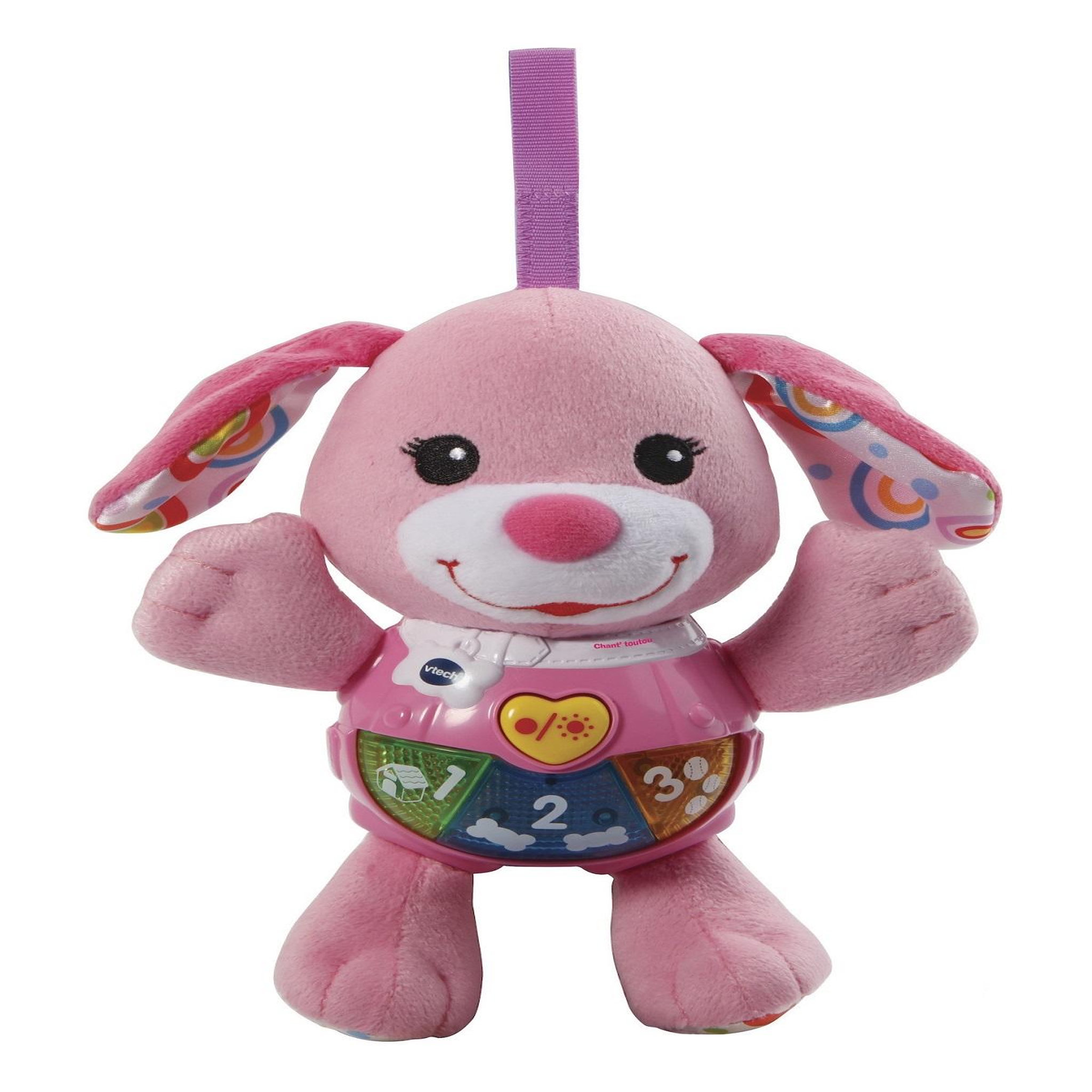 VTECH Peluche Chant'toutou rose
