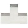 Voir la diapositive 4 : VIDAXL Connecteurs de poteau 4 pcs Forme en X Metal galvanise 91x91 mm
