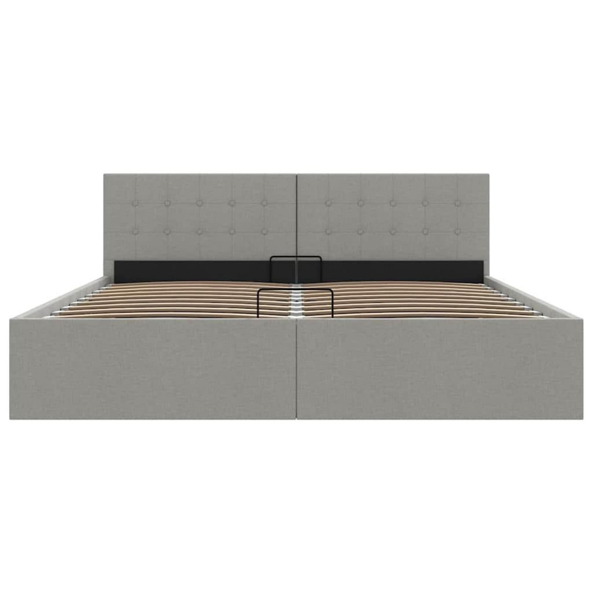 VIDAXL Cadre de lit a rangement hydraulique sans matelas 160x200 cm