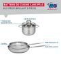 Voir la diapositive 2 : ELO Ensemble de 2 Poêles de cuisson 24 et 28 cm et 1 faitout 16 cm Elo Profi Brillant
