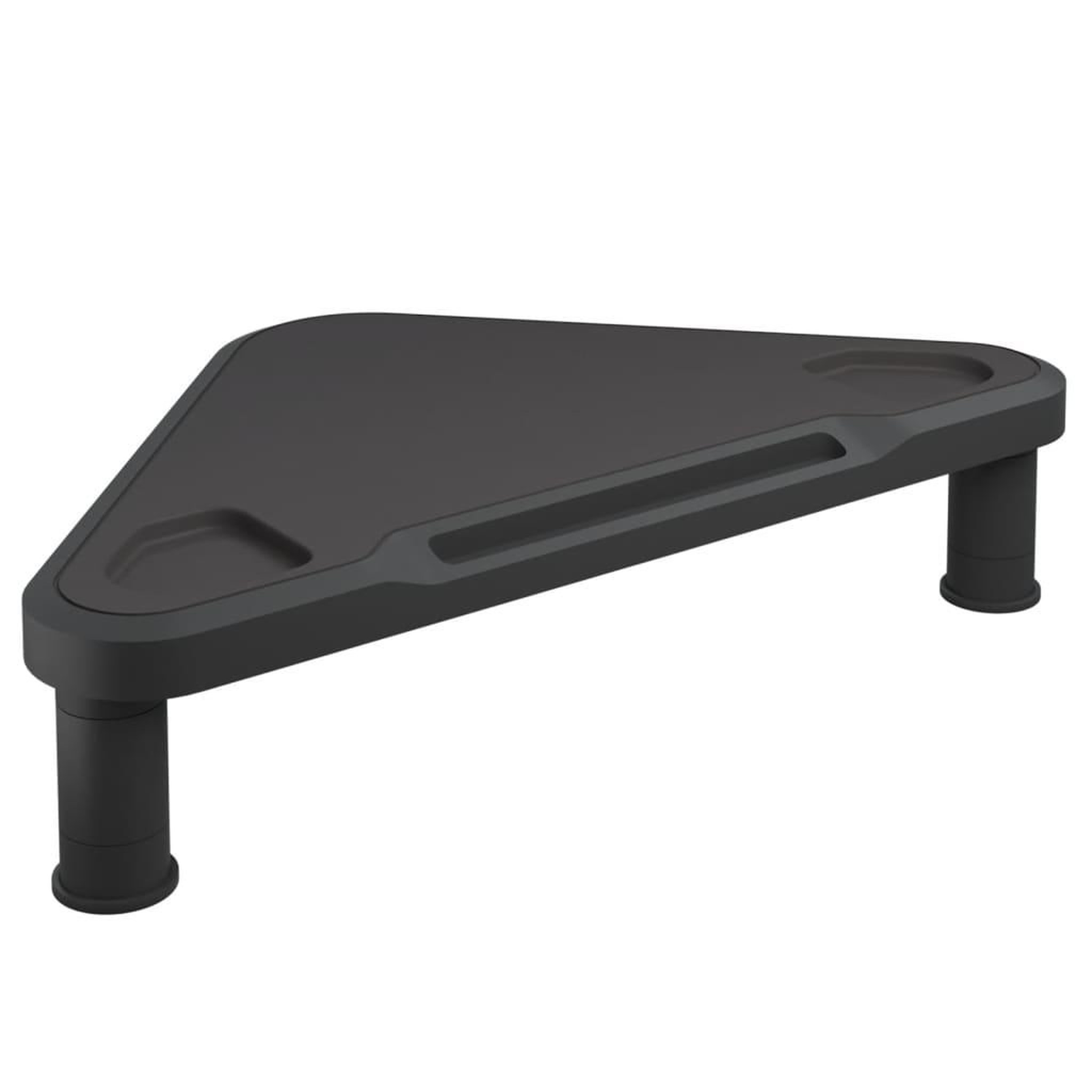 Voir la diapositive 2 : VIDAXL Support de moniteur d'angle Noir 49x28x10,5 cm