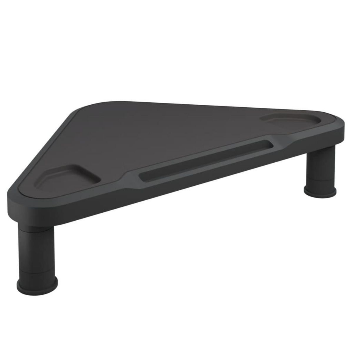 VIDAXL Support de moniteur d'angle Noir 49x28x10,5 cm