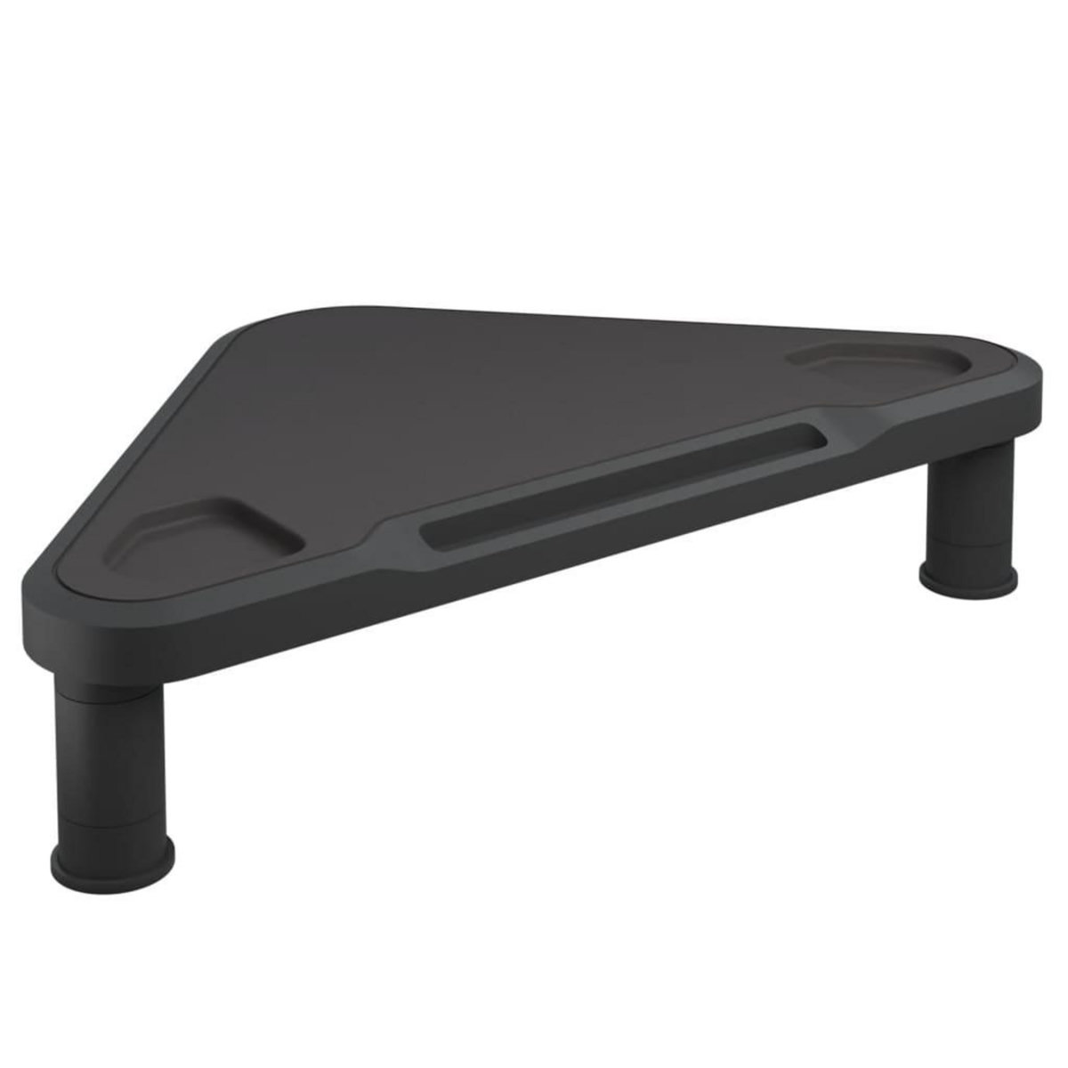 VIDAXL Support de moniteur d'angle Noir 49x28x10,5 cm