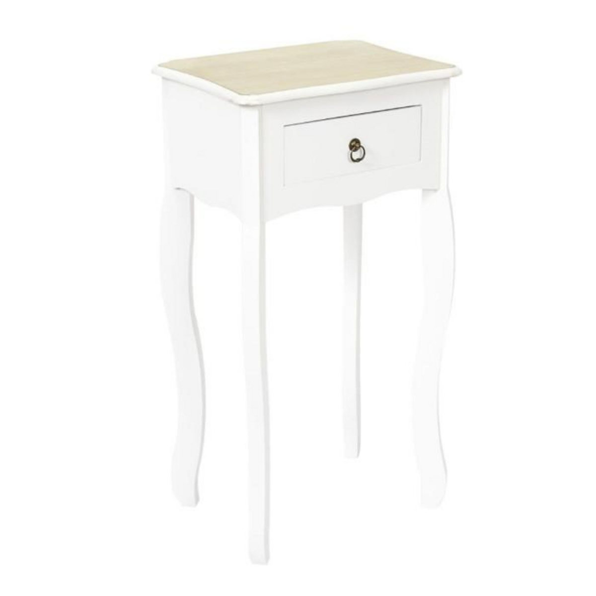 Paris Prix Lot de 2 Sellettes  Victoria  75cm Blanc