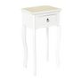 Voir la diapositive 2 : Paris Prix Lot de 2 Sellettes  Victoria  75cm Blanc