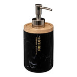 FIVE Distributeur de Savon en Bambou  Léa  17cm Noir