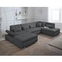 Voir la diapositive 2 : LISA DESIGN Vermont - canapé panoramique d'angle droit - 7 places - xxl