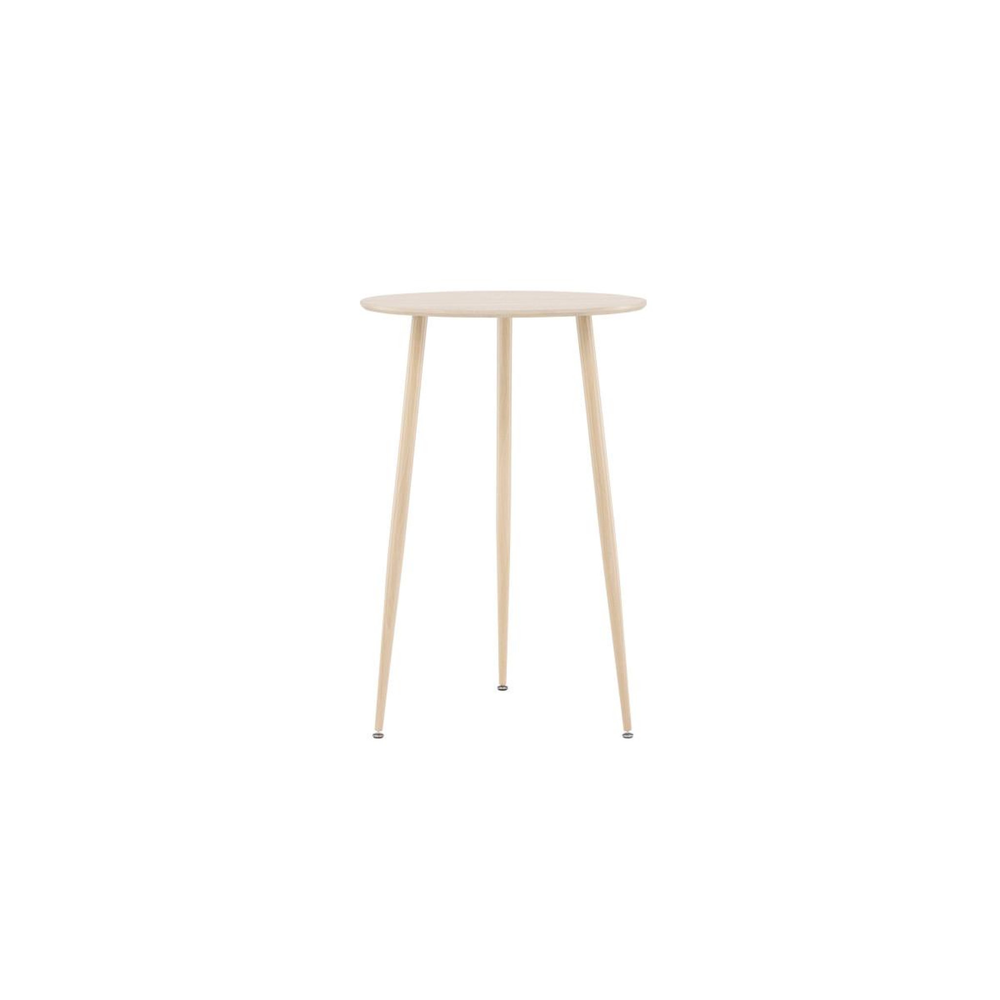 Voir la diapositive 3 : Paris Prix Table de Bar  Plaza  105cm Naturel
