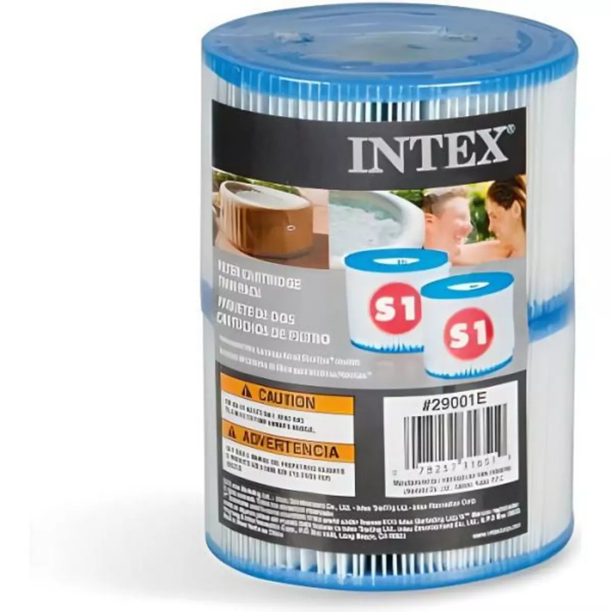 INTEX Lot de 2 cartouches de filtration pour Pure Spa INTEX - Fibre Dacron facile a nettoyer