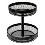 FIVE Corbeille à Fruits 2 Niveaux  Mayaj  31cm Noir