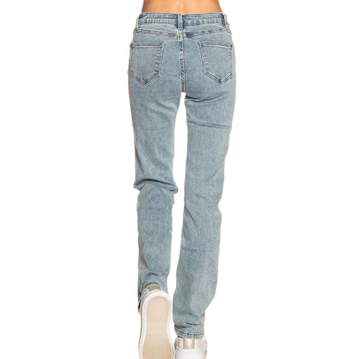 MORGAN Jean Droit Bleu Femme Morgan 221