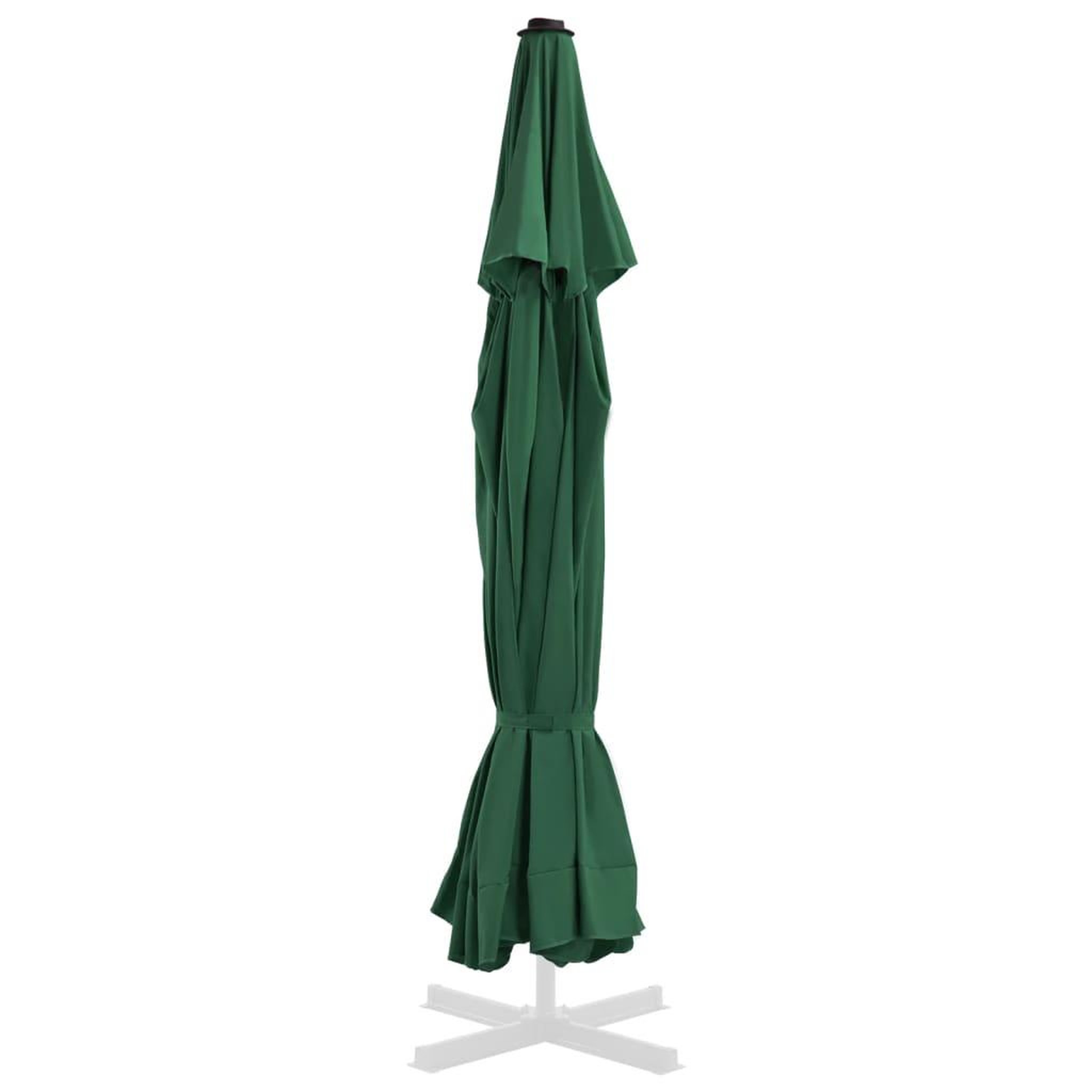 Voir la diapositive 3 : VIDAXL Tissu de remplacement pour parasol d'exterieur Vert 500 cm