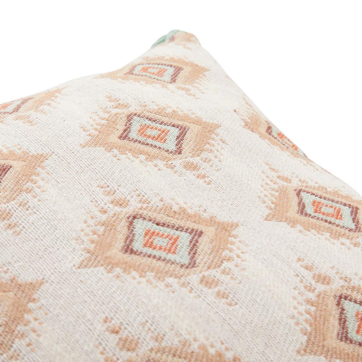 ATMOSPHERA Coussin Déco Jacquard  Ikat  38x38cm Multicolore