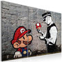 Voir la diapositive 1 : Paris Prix Tableau Imprimé  Super Mario Mushroom Cop - Banksy