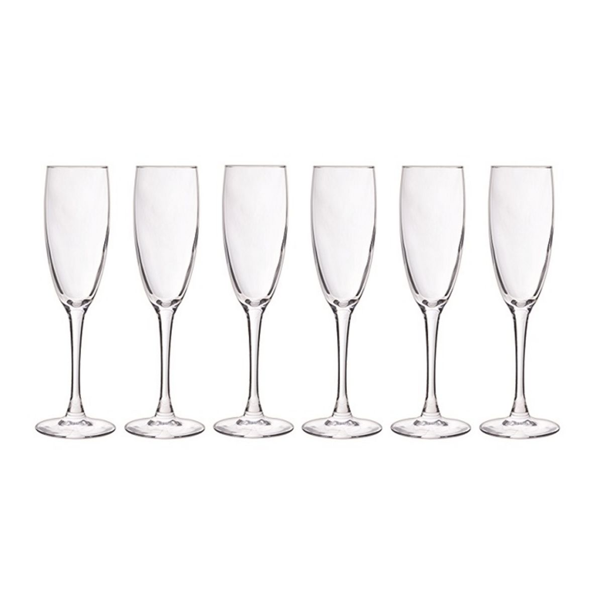 Lot de 6 verres à champagne 19 cl 