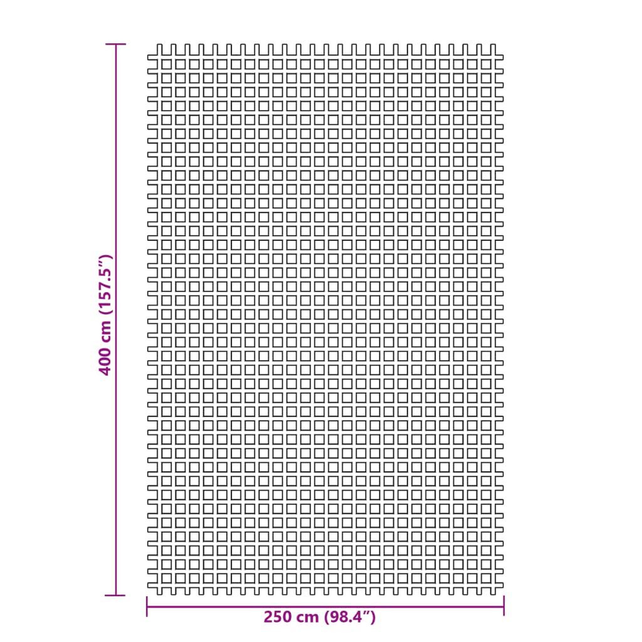 Voir la diapositive 6 : VIDAXL Tapis de tente bleu 4x2,5 m