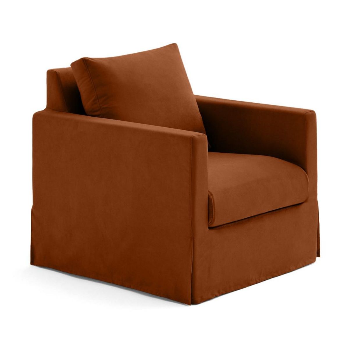 LISA DESIGN Serena - fauteuil déhoussable en tissu
