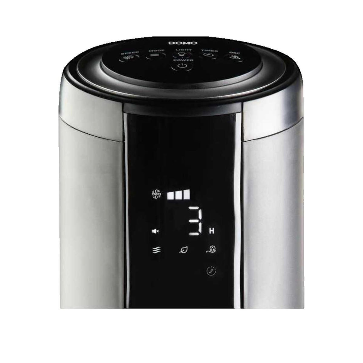 Domo Ventilateur de colonne Domo 5 vitesses oscillation large noir