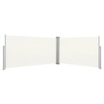 VIDAXL Auvent lateral retractable 160x600 cm Creme
