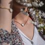 Voir la diapositive 6 : SLOYA Collier Hexalia en pierres Howlite