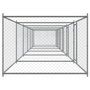 Voir la diapositive 5 : VIDAXL Cage pour chien avec portes gris 12x2x1,5 m acier galvanise