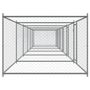 Voir la diapositive 5 : VIDAXL Cage pour chien avec portes gris 12x2x1,5 m acier galvanise