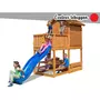 Fungoo Aire de jeux My House Free time Beach - Toboggan rouge - Fungoo