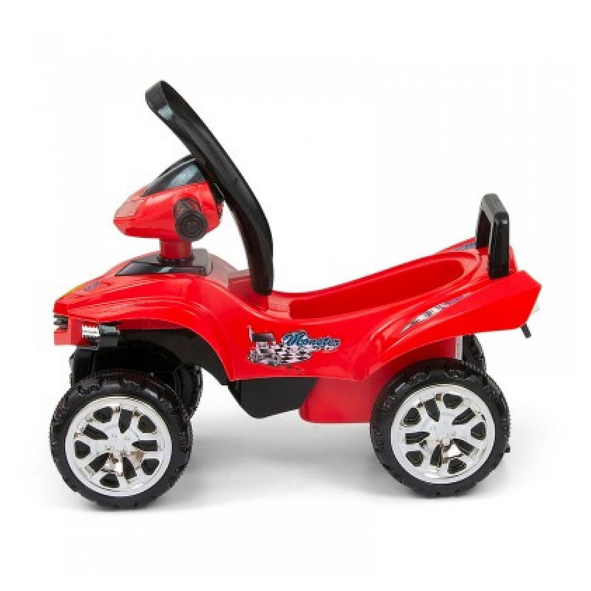 Voir la diapositive 2 : MILLY MALLY Ride On porteur Monster Rouge