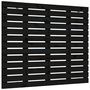 Voir la diapositive 2 : VIDAXL Tete de lit murale Noir 96x3x91,5 cm Bois massif de pin