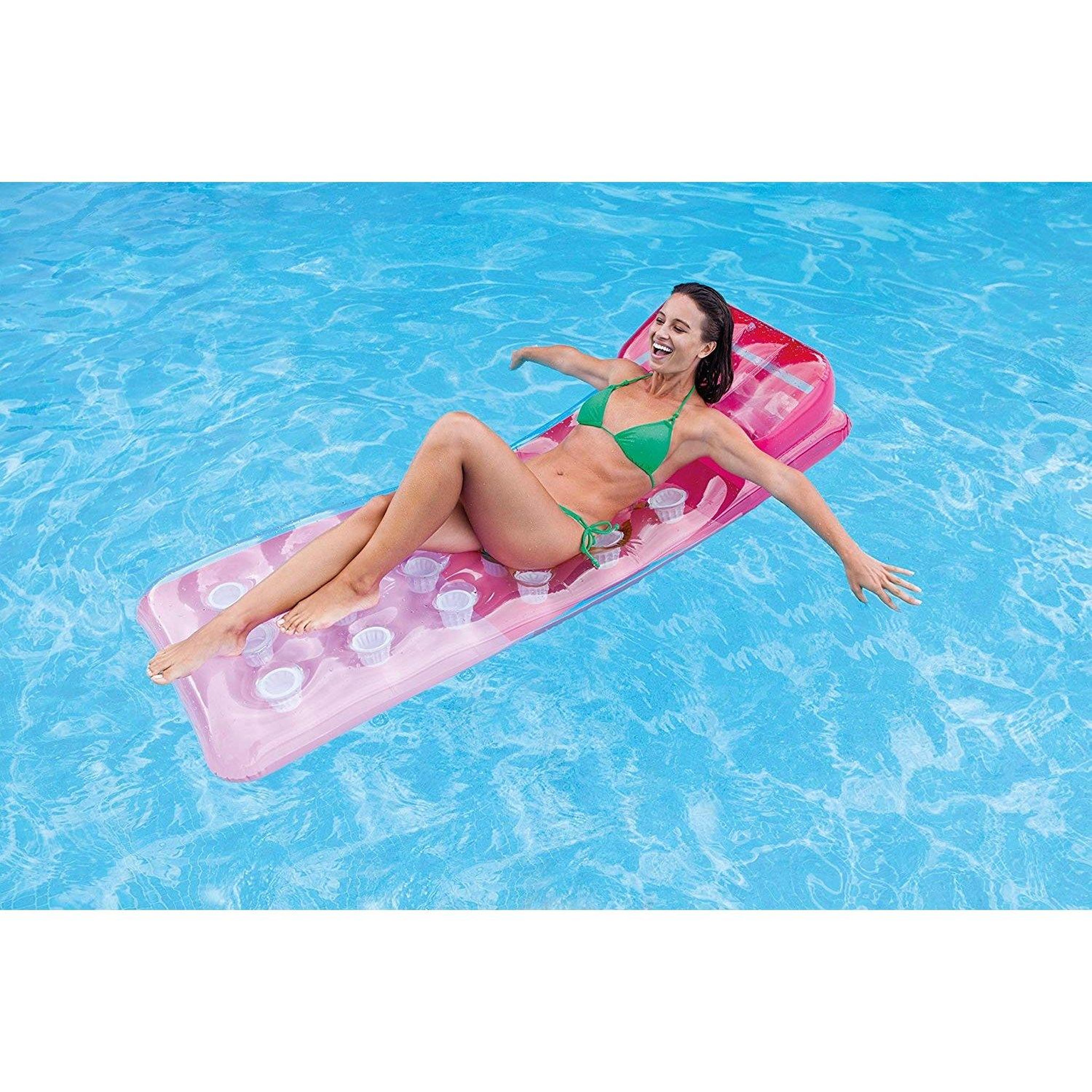 Voir la diapositive 4 : INTEX Matelas gonflable Fashion Lounge