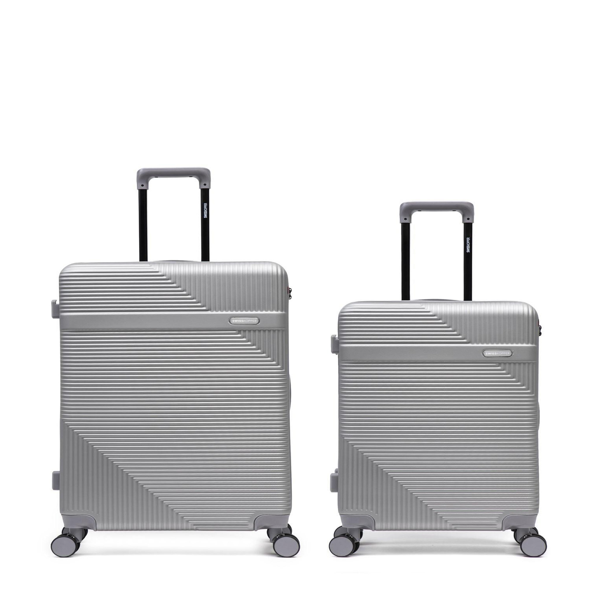 SWISS KOPPER Lot de 2 Valises Rigides Grand Format et Taille Moyenne WOHLEN