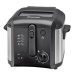 BRANDT Friteuse 2,5l 1600w noir/inox - fri30x