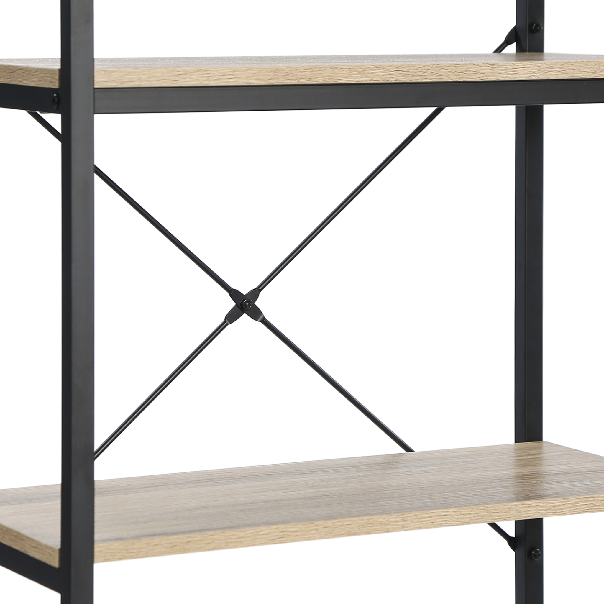 Voir la diapositive 4 : ID MARKET Etagère 5 niveaux detroit design industriel 170 cm