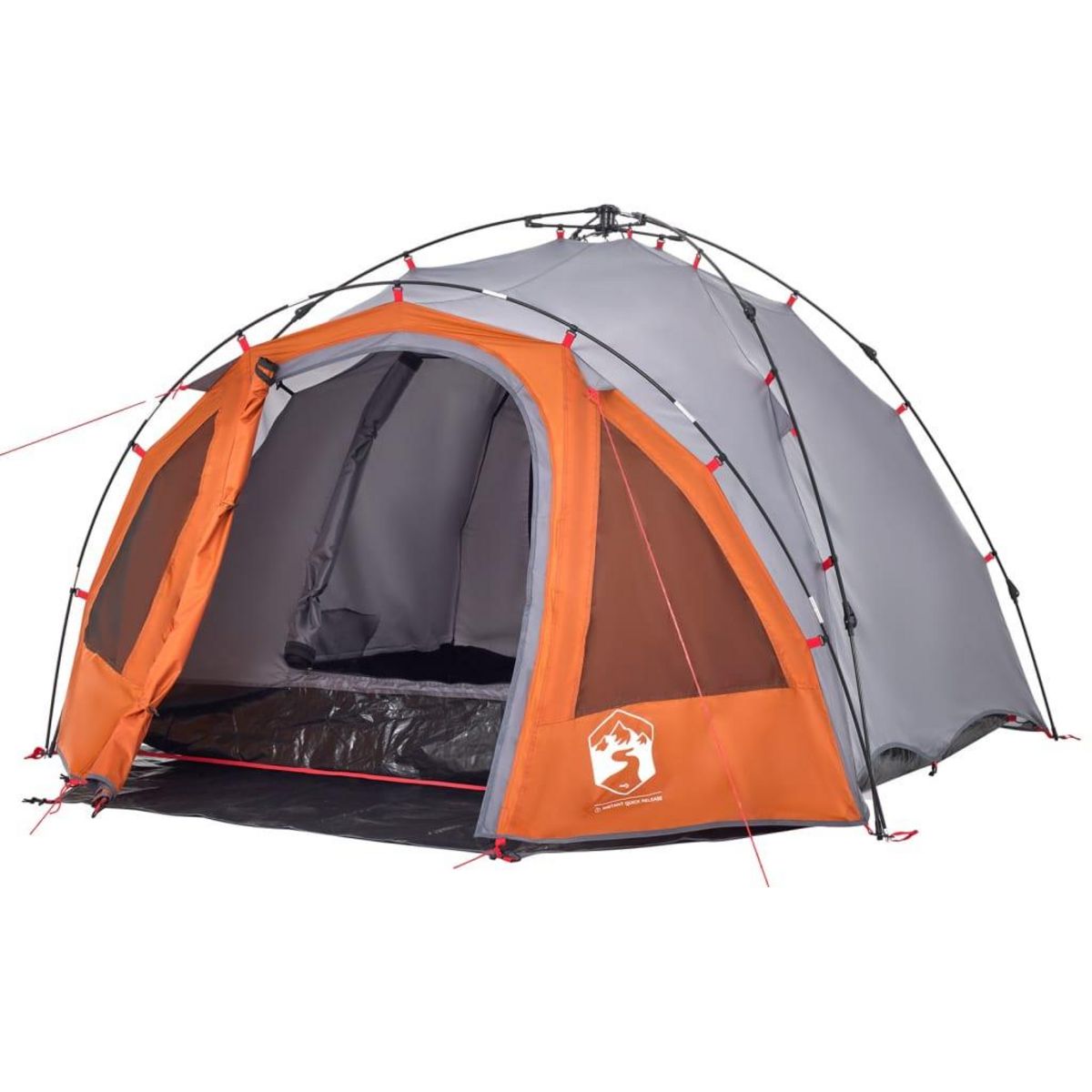 VIDAXL Tente de camping a dome 3 personnes liberation rapide