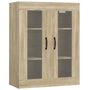 Voir la diapositive 2 : VIDAXL Armoire murale suspendue Chêne sonoma 69,5x34x90 cm