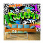 Voir la diapositive 1 : Paris Prix Papier Peint  Football Graffiti