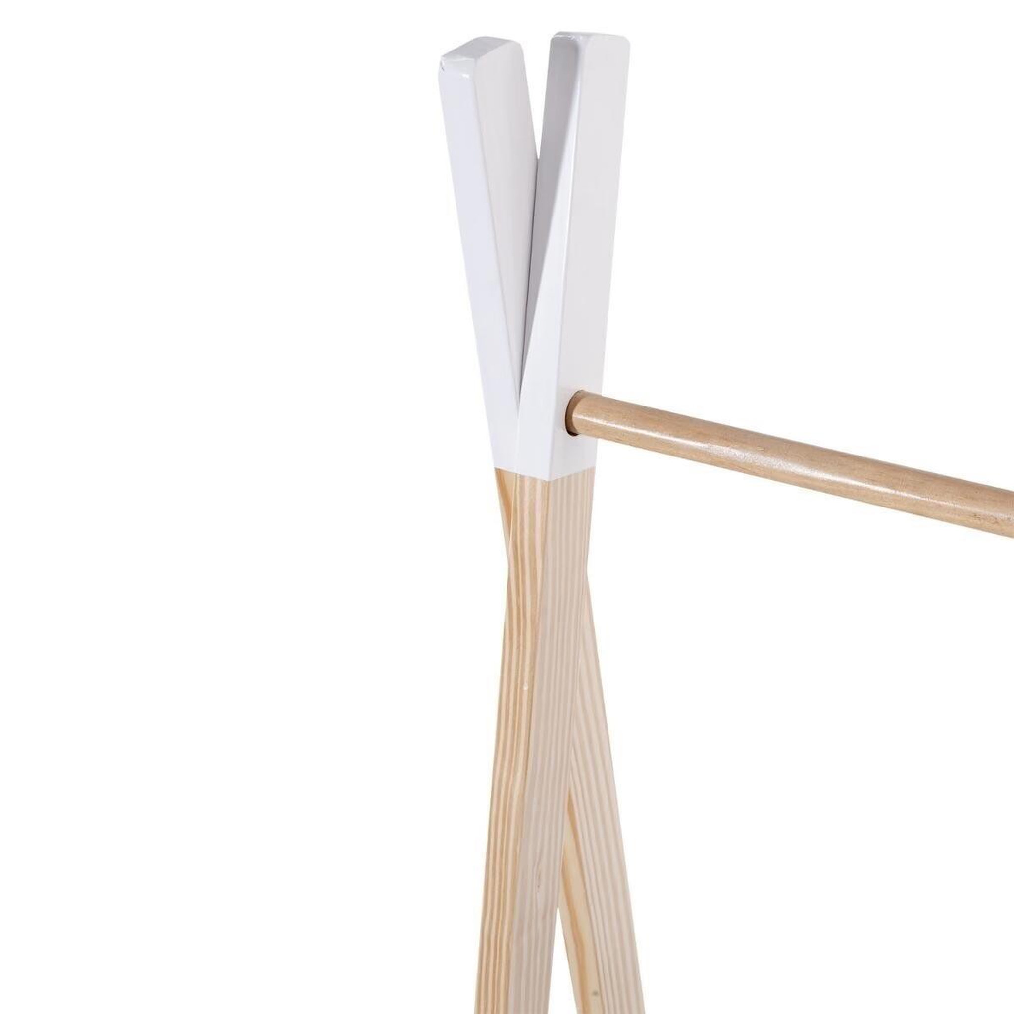 Voir la diapositive 2 : Atmosphera Kids Penderie pour Enfant en Pin  Rêve  126cm Naturel